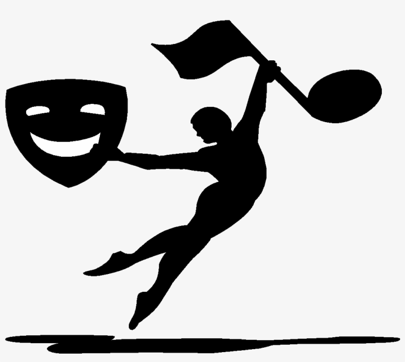 Theater Masks Icon In Cartoon Style On Transparent - Performing Arts Clip  Art - 1109x901 PNG Download - PNGkit